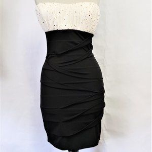 CITY TRIANGLES Strapless Bodycon Short Dress S